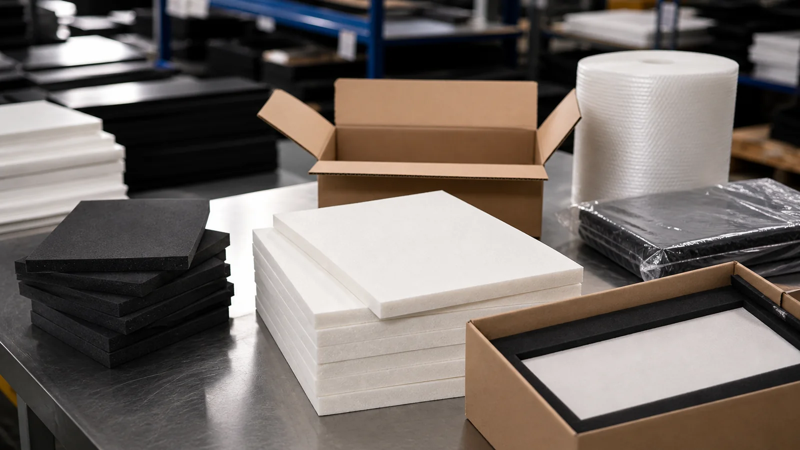Packaging Cushion Use EVA Foam Sheet Cushion Pad Interlayer Application Diagram