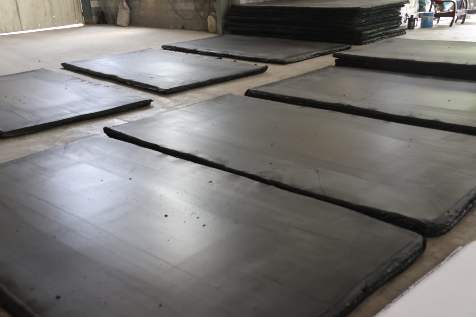 Black EVA Foam Slab Stacking Reference