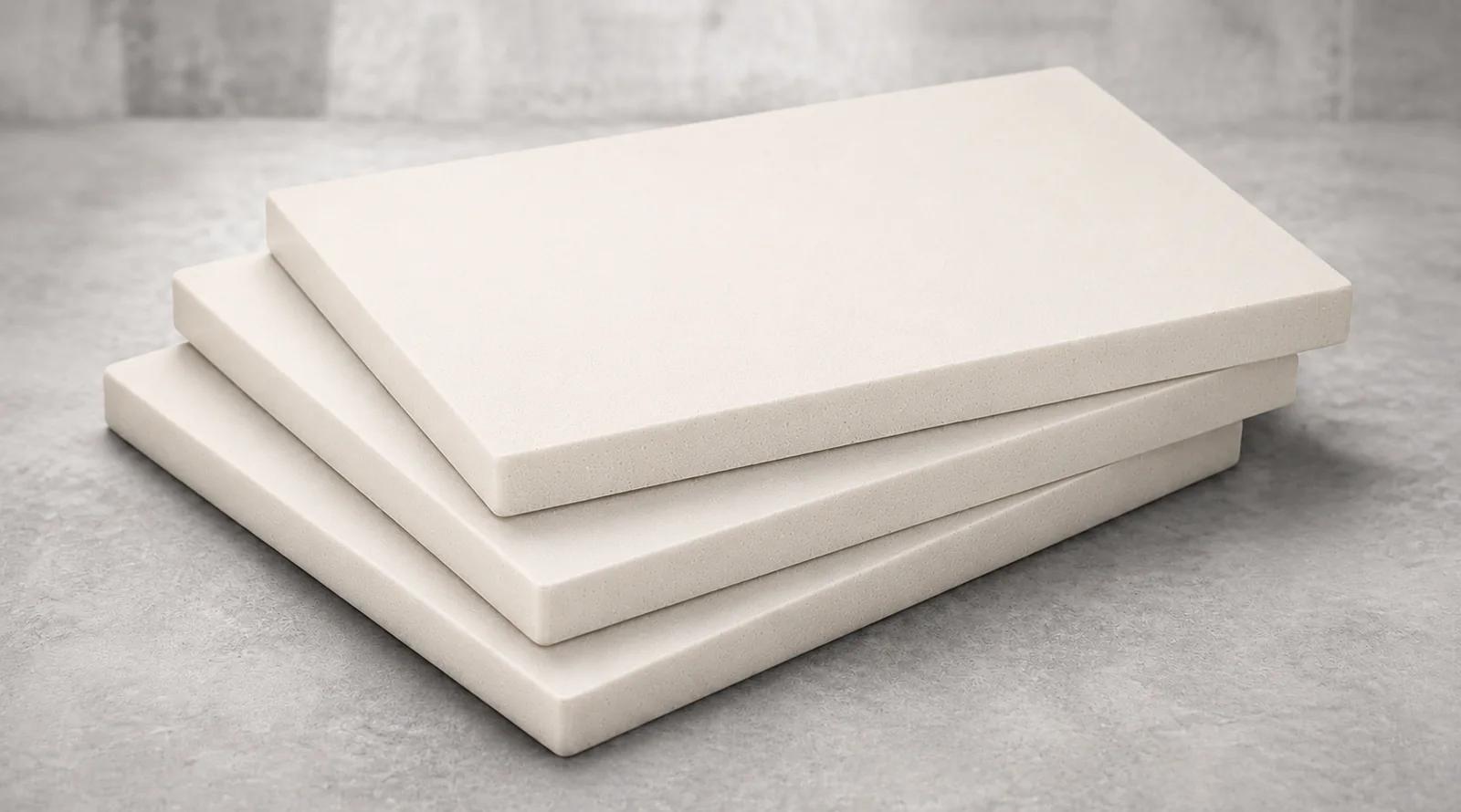 A White EVA Foam Slab Product Display Image