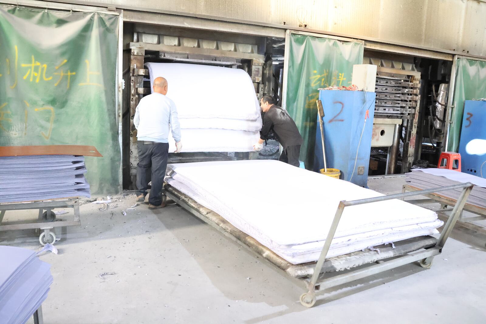EVA Foam Slab Factory Information Diagram